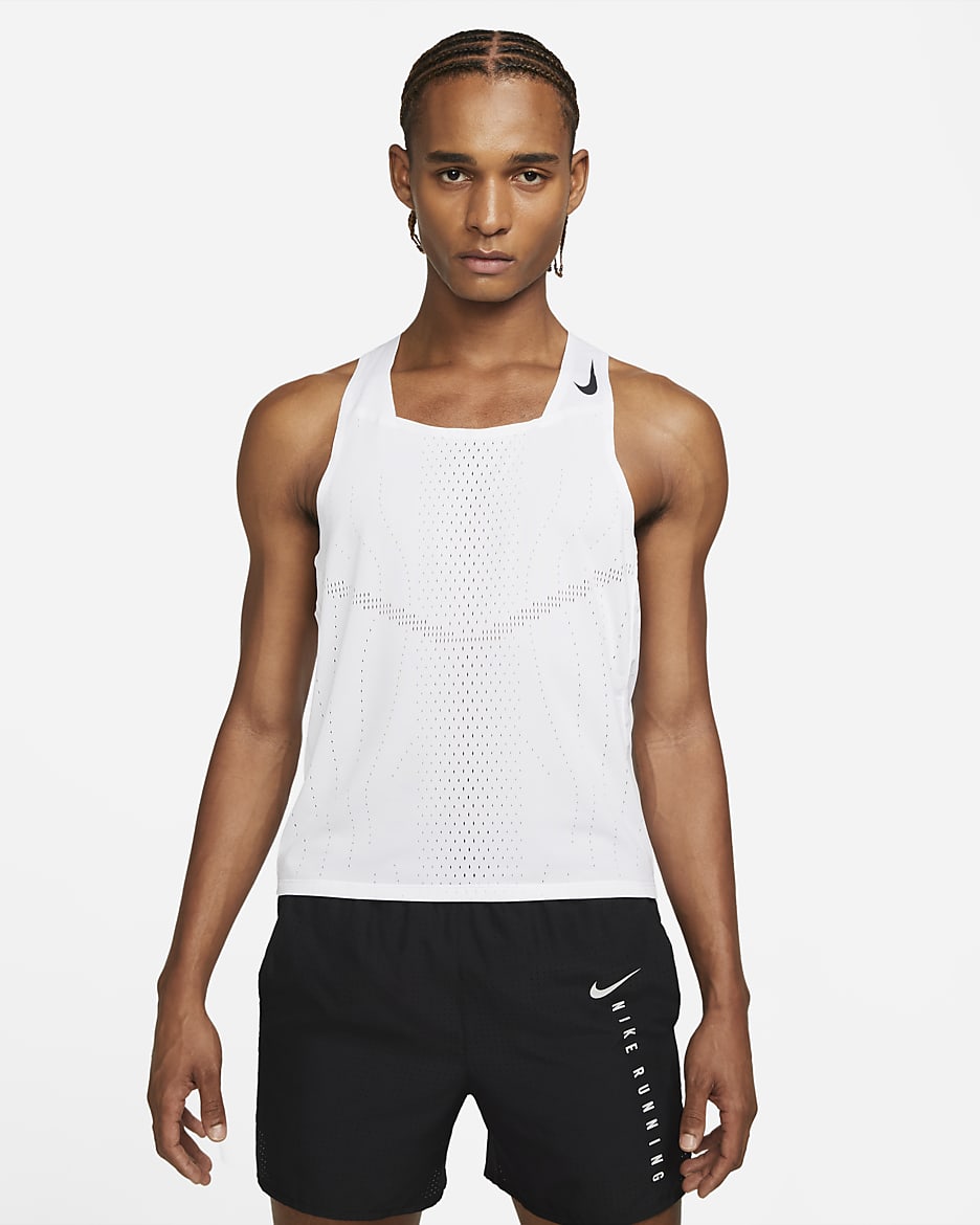 Shops nike men's aeroswift singlet